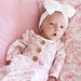 Fancy Frills Newborn Baby Knot Gown & Hat Set