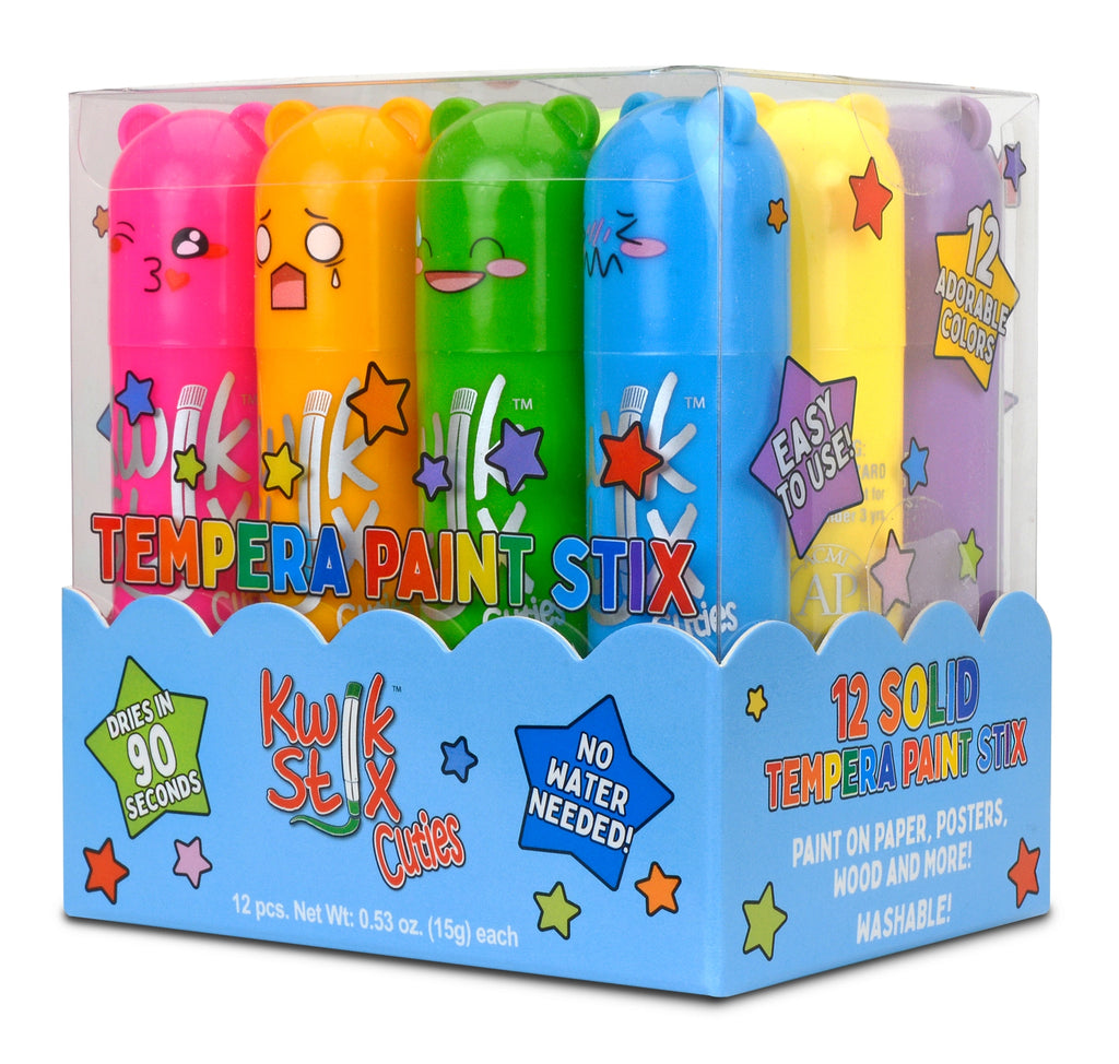 Kwik Stix Paint Sticks Cuties, Set of 12 Colors