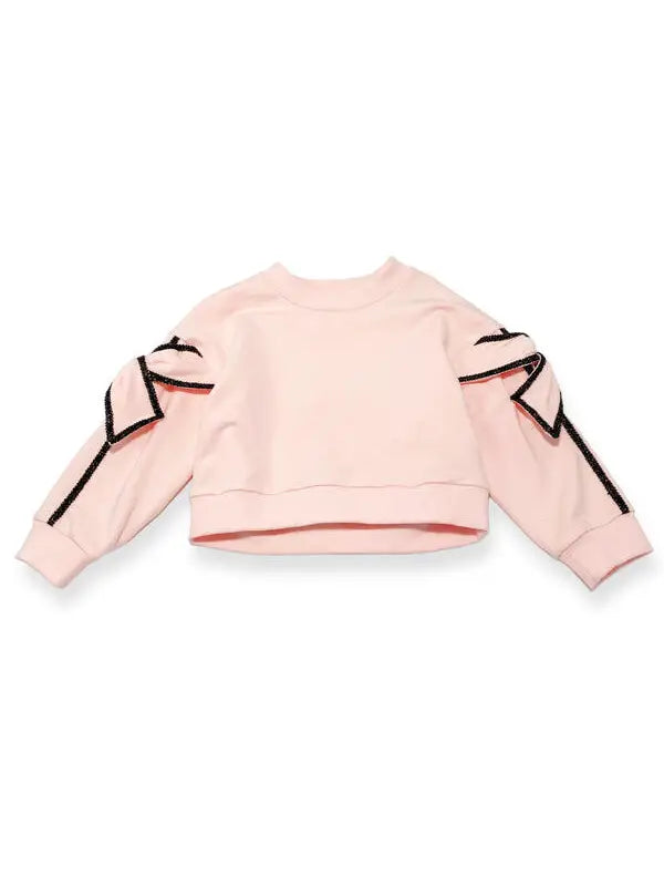 Bow Slv Sweatshirt