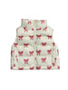 KID'S PUFFER VEST - ROSE ELEGANCE BOWS