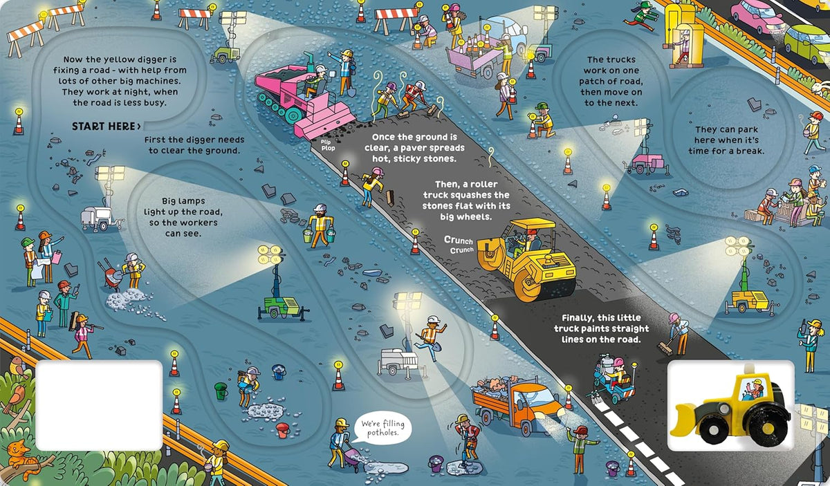 Wind-up Digger: Hands-On Exploration Of Diggers/Construction Sites book