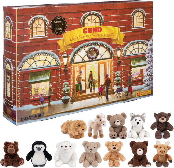 GUND 12-Day Surprise Plush Advent Calendar, Advent Calendar