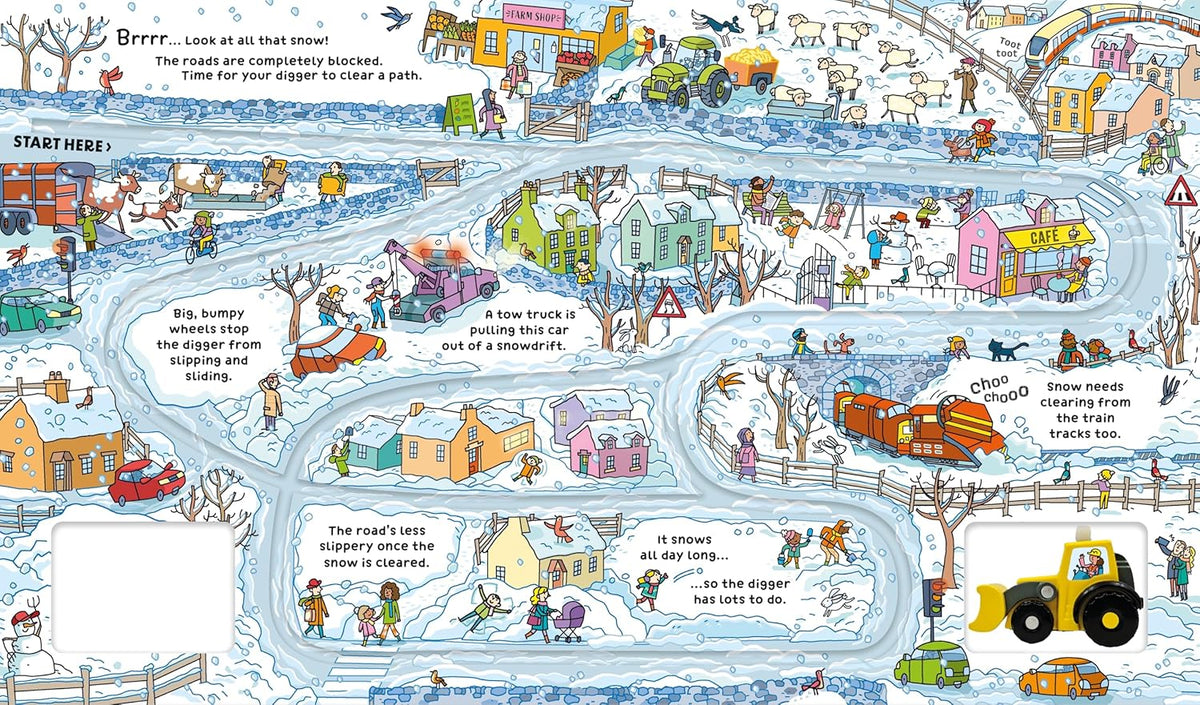 Wind-up Digger: Hands-On Exploration Of Diggers/Construction Sites book
