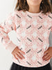 Bat and Ghost Trellis Halloween Sweatshirt