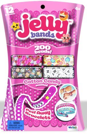 Jelly Bands CDU - Cotton Candy, Coconut and Blue Razz