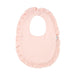 Light Pink Ruffle Snap Bib Bamboo Keepsake Baby Accessories