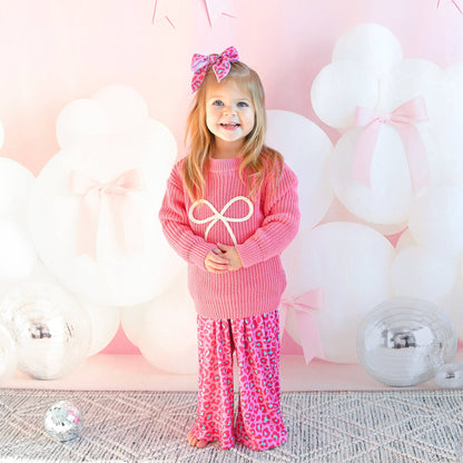 Pink Bow SWEATER