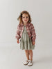 GIRLS FLORAL KNIT CARDIGAN - Tulip Heart Intarsia