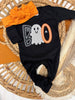 Halloween baby outfit | Boo ghost applique romper