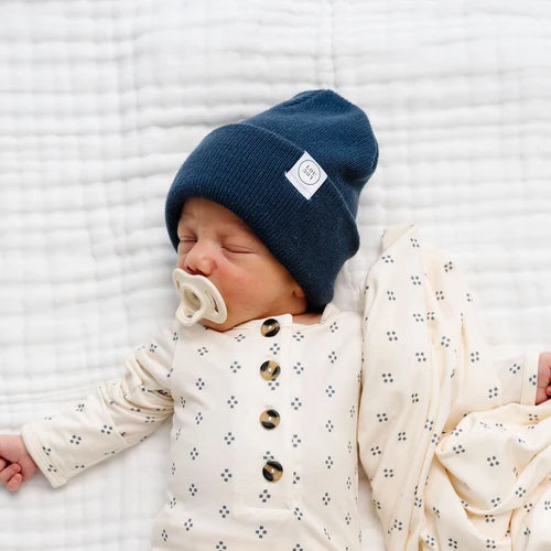 Beanie - Navy - Infant (0-6 MO)
