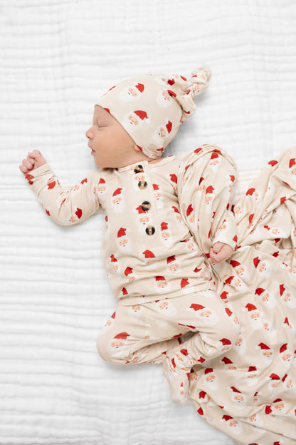 Santa Baby Top + Bottoms Newborn-3 Month