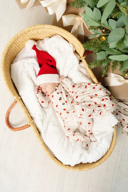 Santa Baby Top + Bottoms Newborn-3 Month