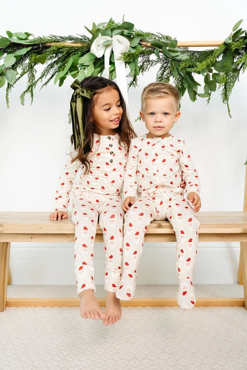 Santa Baby Top + Bottoms Newborn-3 Month