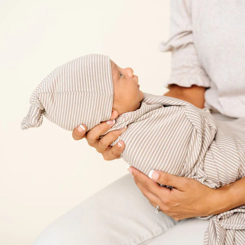 Banks Top Knot Hat - Newborn-3 Month
