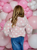 L/S HOODED JACKET PINK