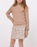 RONAN MOCK NECK TOP W THUMBHOLE - OAK