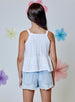 White peplum Tank