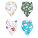 4 Pack Baby Bandana Bibs - All Star