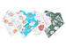 4 Pack Baby Bandana Bibs - All Star