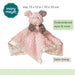 Putty Nursery Piglet Character Blanket – 13×13″