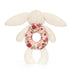 Blossom Cream Bunny 'Berry' Ring Rattle