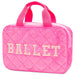 Ballet Quilted Large Cosmetic Bag