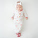 Knotted Gown with Bow Set in Bow Newborn