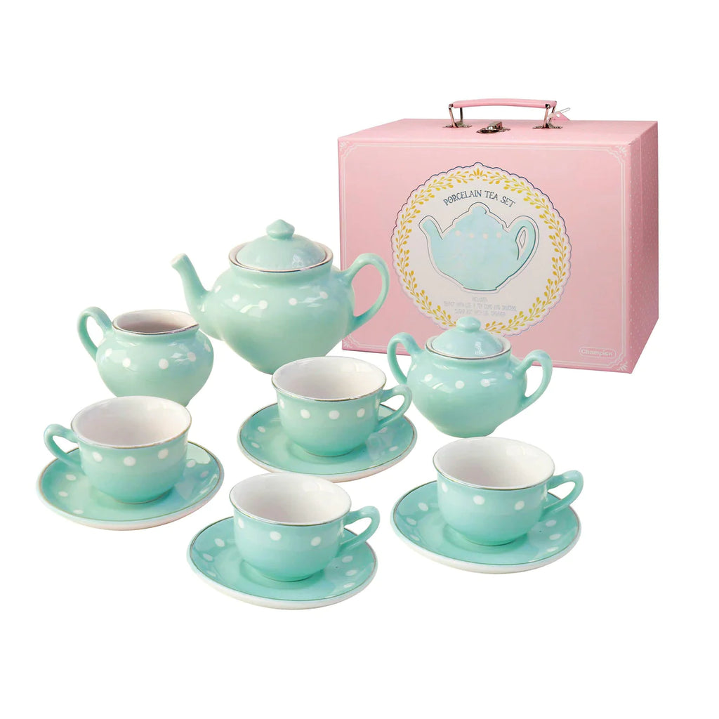 Porcelain Tea Set Mint