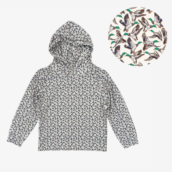 CoolShade™ mack performance hoodie UPF 50+ || delta wings (child)