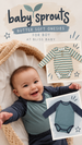 Babysprouts Baby Long Sleeve Henley Bodysuit