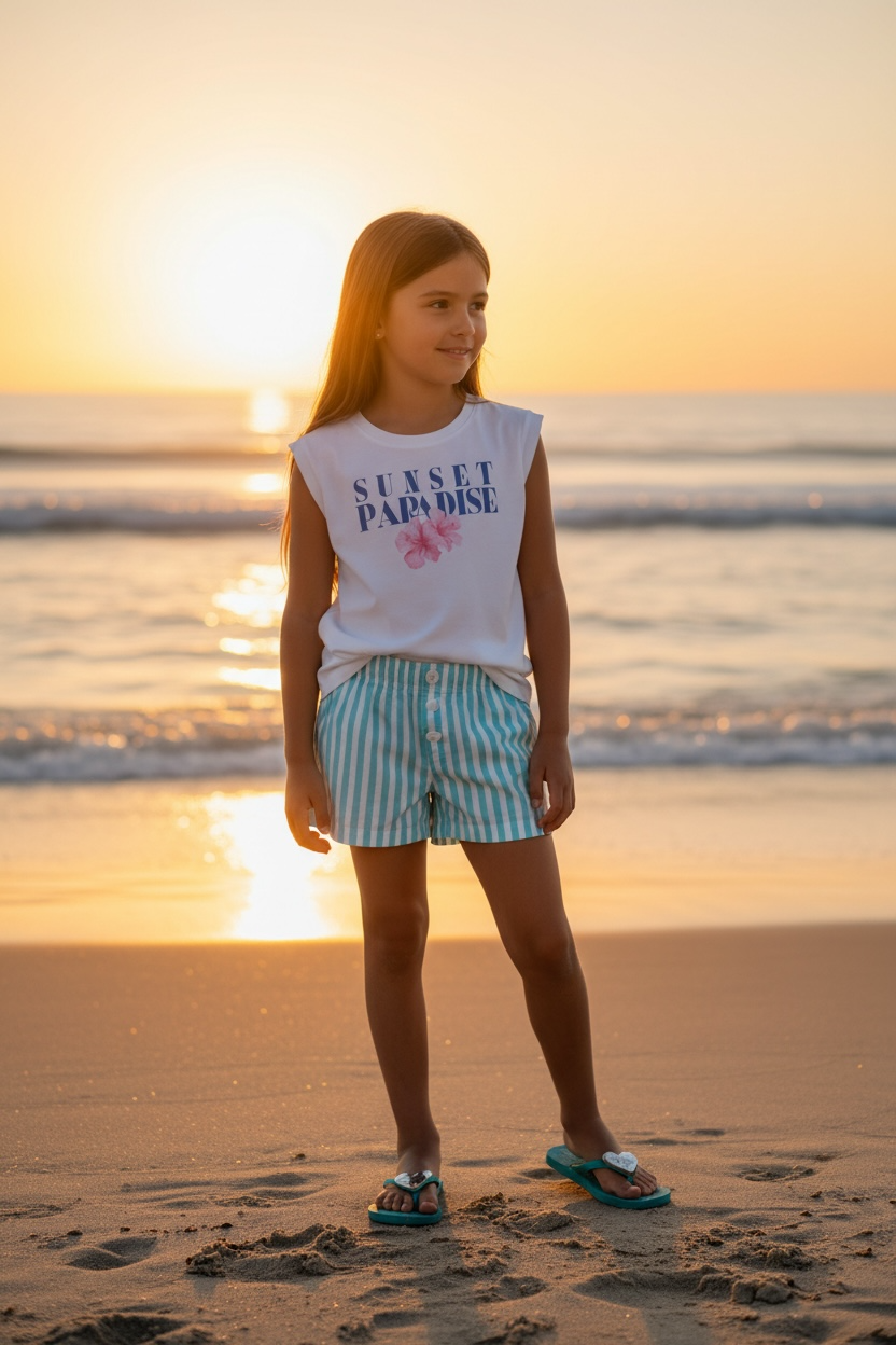 Sunset Paradise Graphic Tank