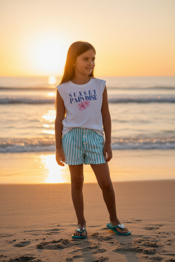 Sunset Paradise Graphic Tank