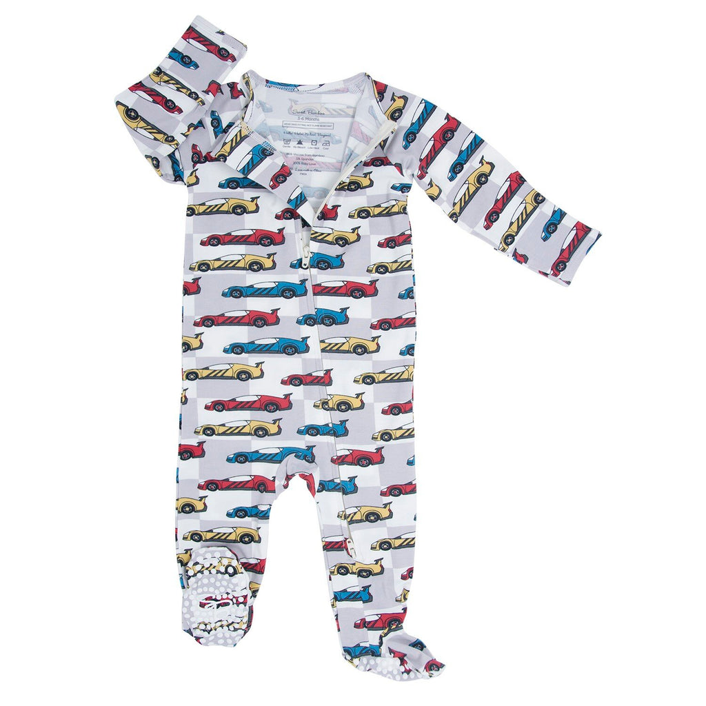 Zipper Footie - Matchbox Cars