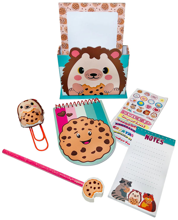 Cookie Crumble Critters Stationery Set - Hedgehog