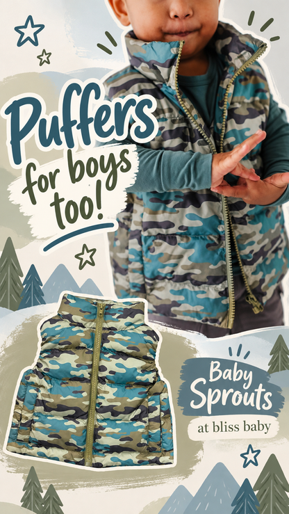 Babysprouts Kid's Puffer Vest