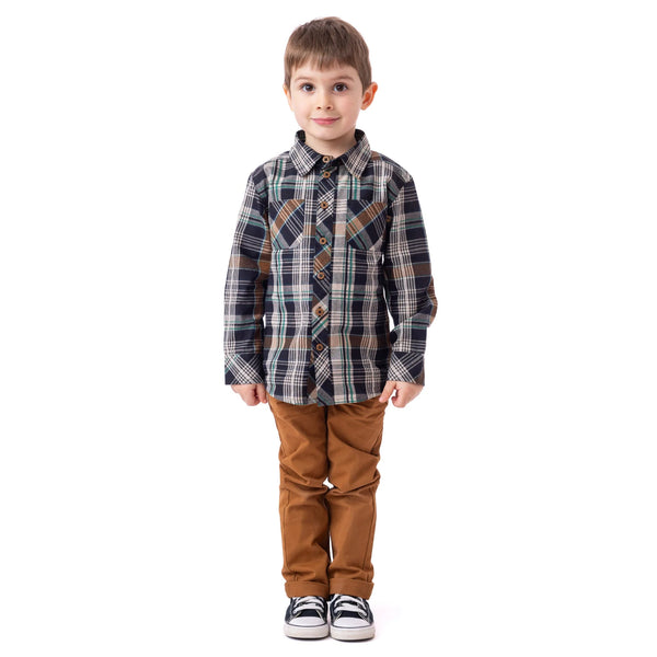 Boys Caramel Pants f2407-02-2