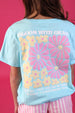 Bloom With Grace Embroidery Graphic Tee