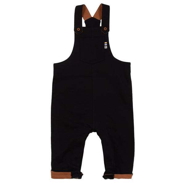 Black Baby Boy Overalls f2451-07