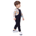 Black Baby Boy Overalls f2451-07