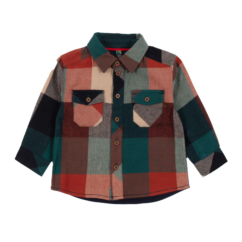 Brown Boys Shirt f2453-03