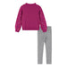 Kids 3-D Bobble Sweater & Ribbed Legging Set | Fuchsia