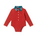 Infant 2-Piece Polo Shirtzie® Set | Red Holiday