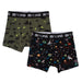 Boxers, 2 Pack Boys Black