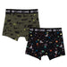 Boxers, 2 Pack Boys Black