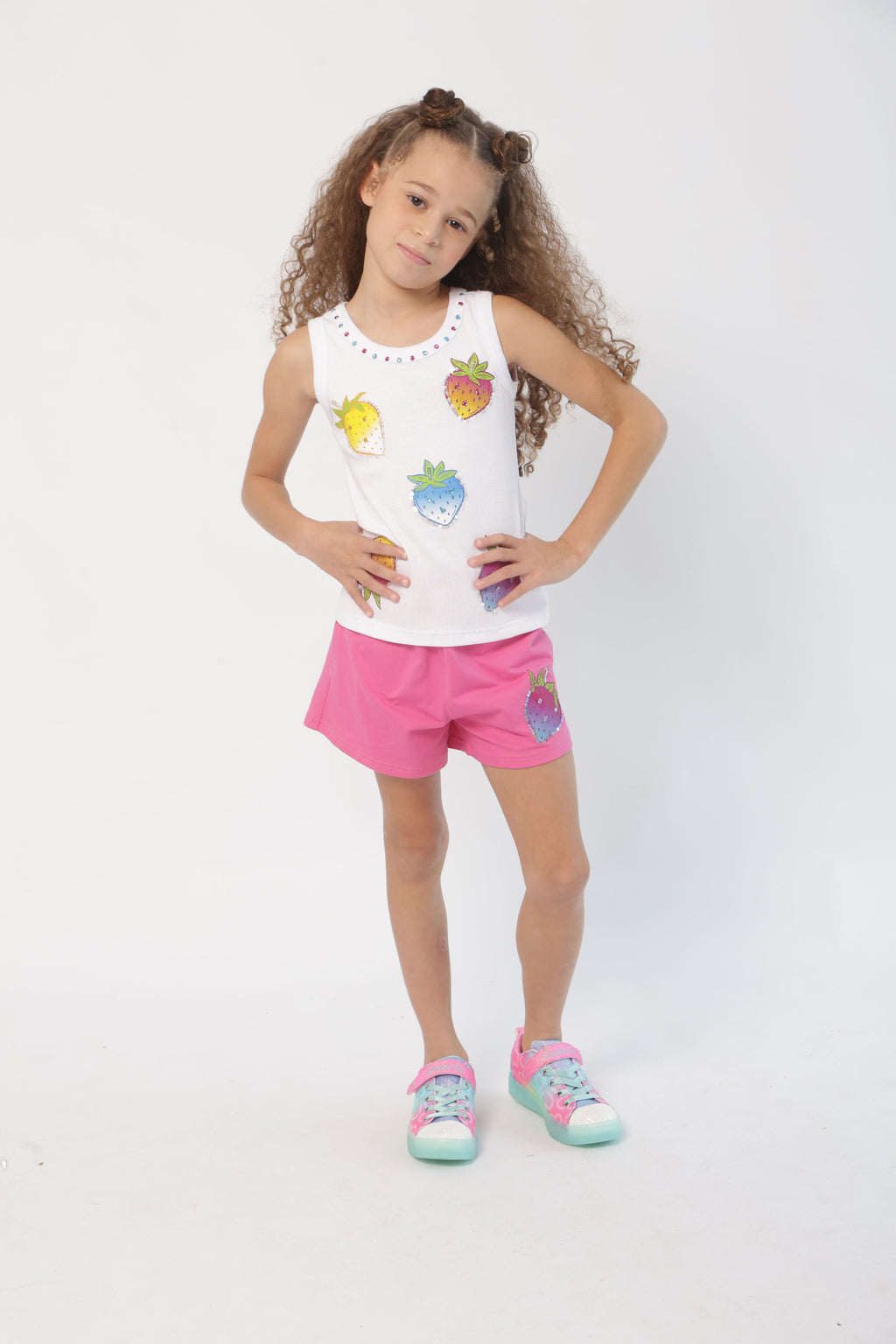 Strawberry Tank - White