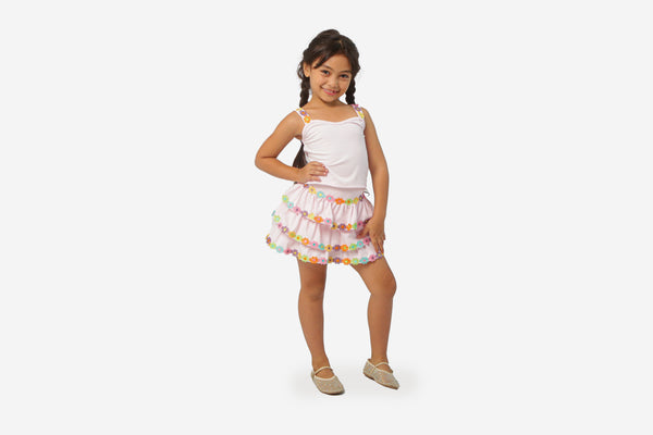 Daisy Skirt - Cotton Candy