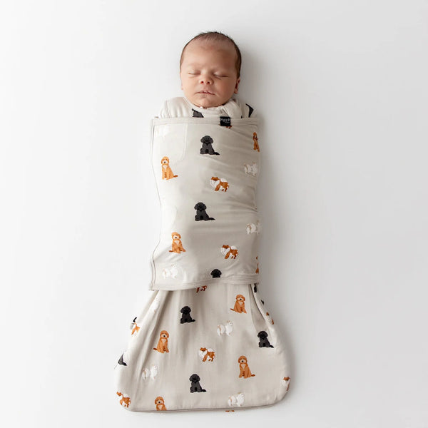 Sleep Bag Swaddler in Fluffy Dog 1.0 XS