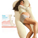 Full Body Support Pregnancy Pillow - Taupe