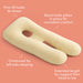 Full Body Support Pregnancy Pillow - Taupe