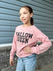 Halloween Queen Glitter, rhinestones and spider crop sweatshirt